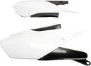 UFO Side Panels for Bikes - White and Black, Part No. YA04859-046 by UFO