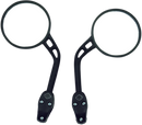 UFO AC01996 Round Side View Mirror for 7/8" Handlebars - Left