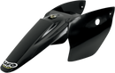 UFO Rear Fender - With Side Panels - Black - SX 65 KT03073-001