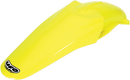 UFO Enduro Rear Fender - Without Light - RM Yellow SU03980102