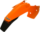 UFO Enduro Rear Fender with Light - '98-'22 OEM Orange KT03081-127