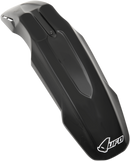 UFO Universal Supermoto Front Fender - Black PA01029-001