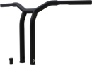 BURLY BRAND Dominator Handlebar - Raked - 14" - Matte Black B12-6053SB