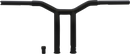 BURLY BRAND Dominator Handlebar - Raked - 10" - Matte Black B12-6051SB