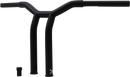 BURLY BRAND Dominator Handlebar - Raked - 12" - Matte Black B12-6052SB