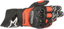 ALPINESTARS GP Pro RS3 Gloves - Black/Fluo Red - XL 3556922-1030-XL