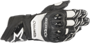 ALPINESTARS GP Pro RS3 Gloves - Black/White - Medium 3556922-12-M
