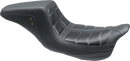 MUSTANG Squareback One-Piece Seat - Tuck and Roll - Black w/ Gun Metal Stitching - FL '08-'25 75239GM