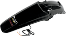 UFO Enduro Rear Fender with LED - Black HO04603-001