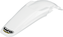 UFO MX Rear Fender - White - Honda - CRF '07-'25 HO04618-041