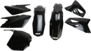 UFO Replacement Body Kit - Black - Suzuki - RM '06-'08 SUKIT402-001
