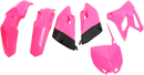 UFO Replacement Body Kit - Fluorescent Pink/Black - Yamaha - YZ '15-'21 YAKIT320-P