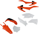 UFO Replacement Body Kit - '18 OEM Orange/White/Black - KTM - SX '18-'24 KTKIT519-999