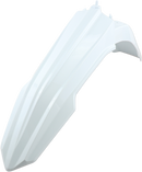 UFO Front Fender - White - Suzuki - RMZ SU04939-041