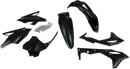 UFO Replacement Body Kit - Black - Kawasaki - KX '18-'20 KAKIT225-001