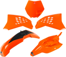 UFO Replacement Body Kit - '98-'22 KTM Orange/Black - KTM - SX '12-'15 KTKIT525-127
