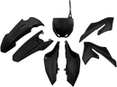 UFO Replacement Body Kit - Black - Yamaha - YZ '19-'26 YAKIT322-001