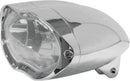 Bikers Choice Chrome Sunray Headlight Bottom Mount Universal with 55/60W H4 Bulb