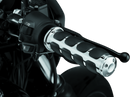 Kuryakyn ISO Grips Without Throttle Boss for Harley Throttle-By-Wire - Chrome