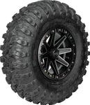 QuadBoss QBT446 30x10R14 Radial Utility Tire with 8-Ply Construction and Rim Guard