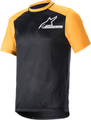 ALPINESTARS Alps 4.0 V2 Short-Sleeve Jersey - Black/Tangerine/White - Large 1765922-1402-LG