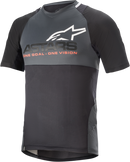 ALPINESTARS Drop 8.0 Short-Sleeve Jersey - Black/Coral - Large 1766621-1793-LG