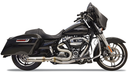 BASSANI XHAUST 2-into-1 Mid-Length Super Bike Exhaust System - Stainless Steel 1F98SS