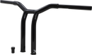 BURLY BRAND Dominator Handlebar - Raked - 12" - Black B12-6052B