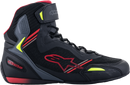 ALPINESTARS Faster-3 Rideknit® Shoes - Black/Red/Yellow - US 10 / EU 43 251031913610