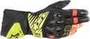 ALPINESTARS GP Tech V2 S Gloves - Black/Fluo Yellow/White/Fluo Red - 3XL 3556422-1503-3X