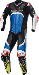 ALPINESTARS GP Tech v4 Leather Suit - Black/Blue/Yellow Fluo - US 44 / EU 54 3156822-1075-54