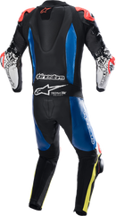 ALPINESTARS GP Tech v4 Leather Suit - Black/Blue/Yellow Fluo - US 42 / EU 52 3156822-1075-52