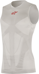 ALPINESTARS Tech Tank Summer - Silver/Red - XL/2XL 1752017-198XL/2