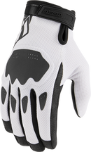 ICON Hooligan™ CE Gloves - White - Large 3301-4392