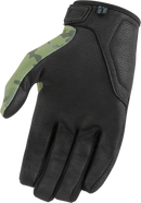 ICON Hooligan™ CE Gloves - Green Camo - Medium 3301-4403