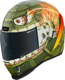 ICON Airform™ Helmet Grenadier Small - Green with Prolock™ Locking System and Fog-Free ICON Optics™ Shield