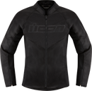 ICON Women's Hooligan CE Motorcycle Jacket - Black, Size 3XL (Part