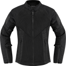 ICON Women's Mesh AF Jacket - Black, Part Number 2822-1486