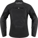 ICON Women's Mesh AF Jacket - Black, Part Number 2822-1486