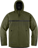 ICON PDX3™ Jacket Olive Large with Removable Insulated Vest Liner and D3O® Impact Protectors