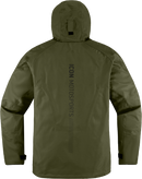 ICON PDX3™ Jacket Olive Large with Removable Insulated Vest Liner and D3O® Impact Protectors