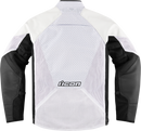 ICON Hooligan™ Jacket 3XL White - Durable Motorcycle Riding Gear with Impact Protection