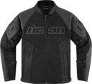 ICON Mesh AF™ Leather Jacket Small by ICON – Black, Part Number 2810-3897