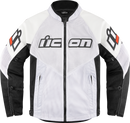 ICON Mesh AF™ Leather Jacket 2XL by ICON - White, Part Number 2810-3906