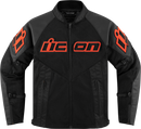 ICON Mesh AF™ Leather Jacket Slayer Small with Removable D30® Impact Protectors - Part 2810-3907