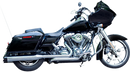 S&S CYCLE 4-1/2" Chrome MK45 Cutlass Performance Mufflers 550-1017