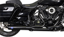 S&S CYCLE 2-into-1 Diamondback Exhaust System - Guardian Black - Race Only 550-1028