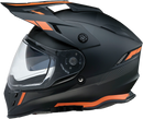Z1R Range Helmet Uptake Black/Orange 2XL with Polycarbonate Shield and Drop-Down Sun Visor