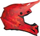 Z1R Rise Helmet Digi Camo Red XL with Enhanced Ventilation and Removable Liner