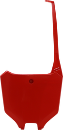 UFO Front Number Plate - Red - Honda HO05607-070